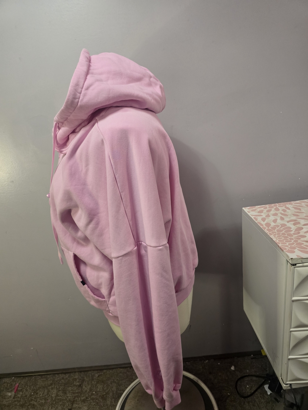Popflex Pink Zip-Up Hoodie Jacket Size L/xl - Picture 4 of 7